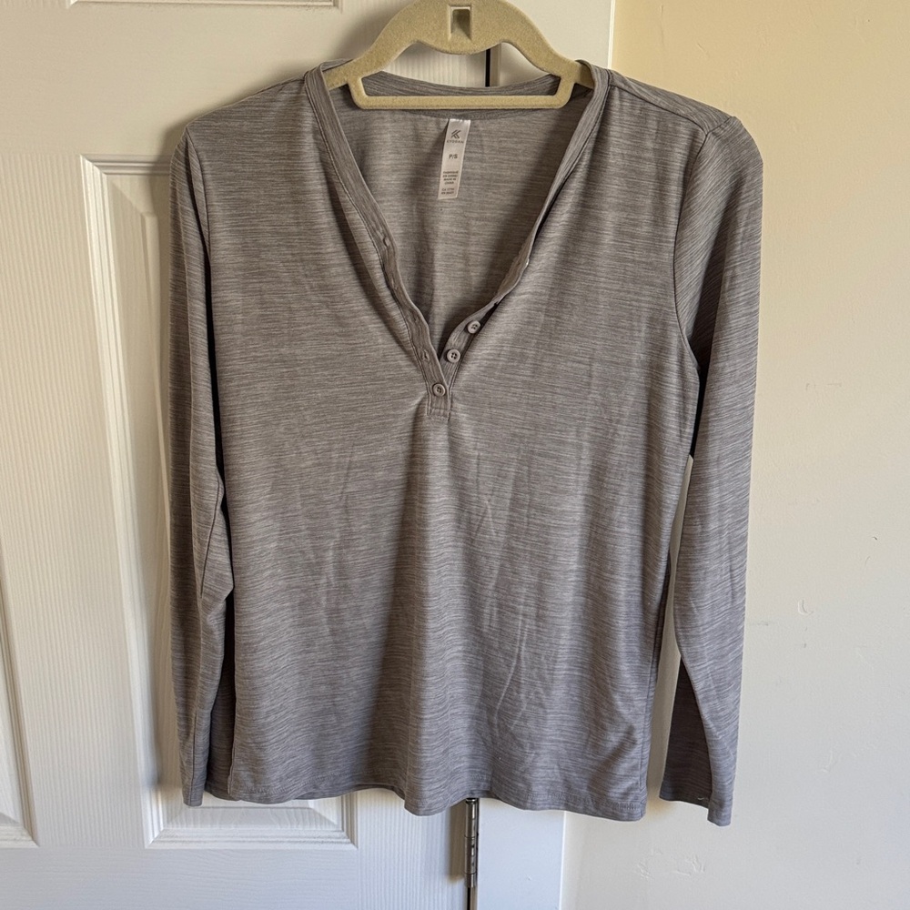 Kyodan Heather Gray Long Sleeve Women's Tee